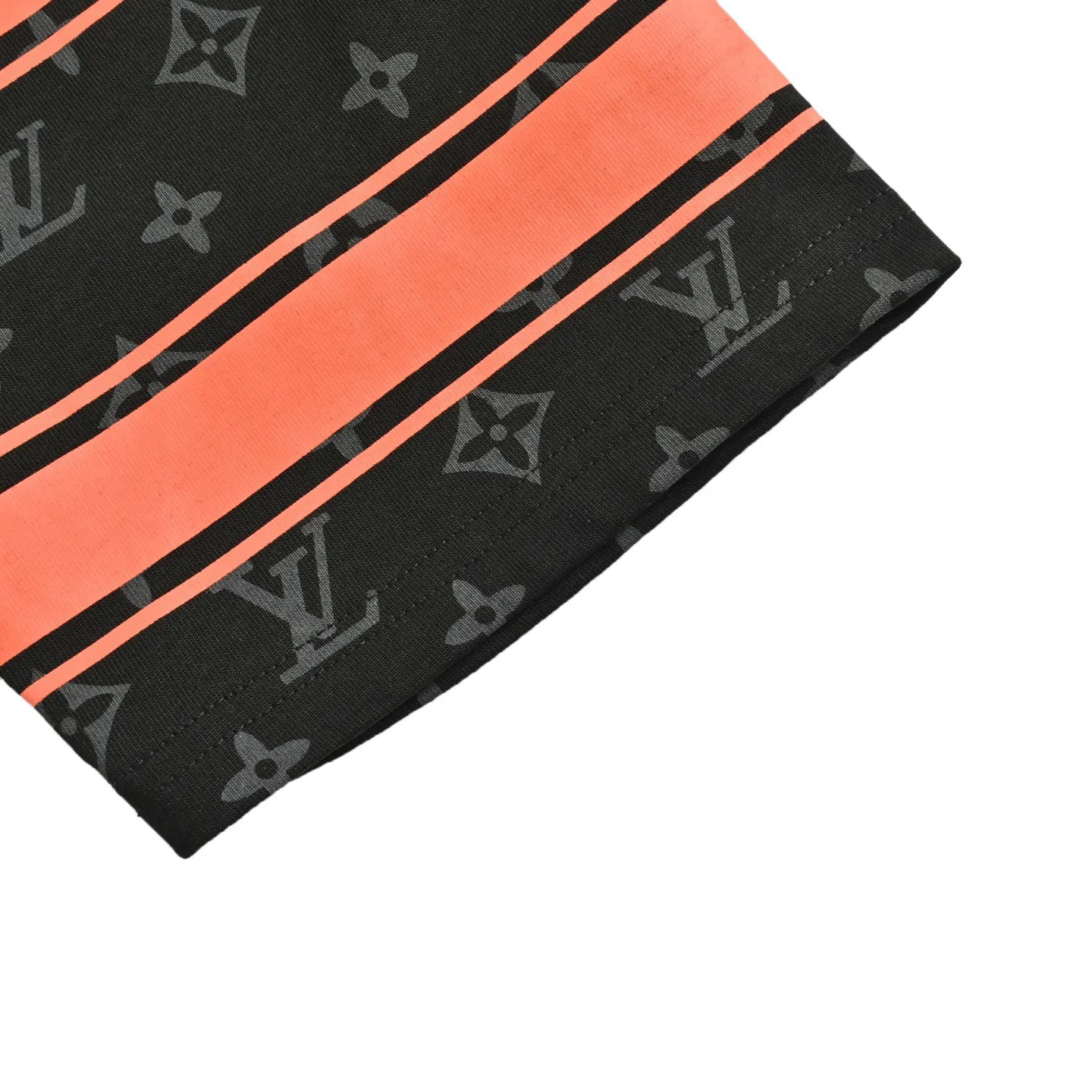 Louis Vuitton/Louis Vuitton 25ss No. 00 Orange letter print short sleeves